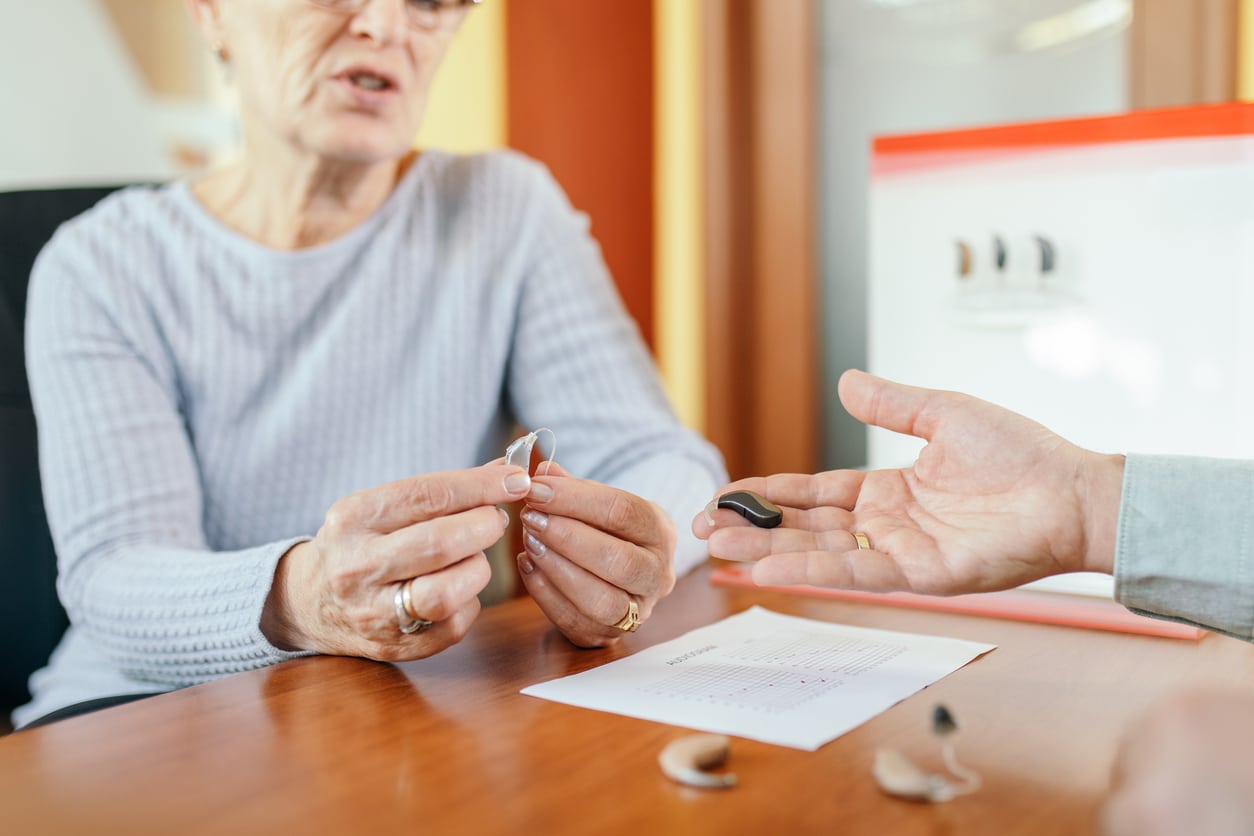 Hearing aid consultation.